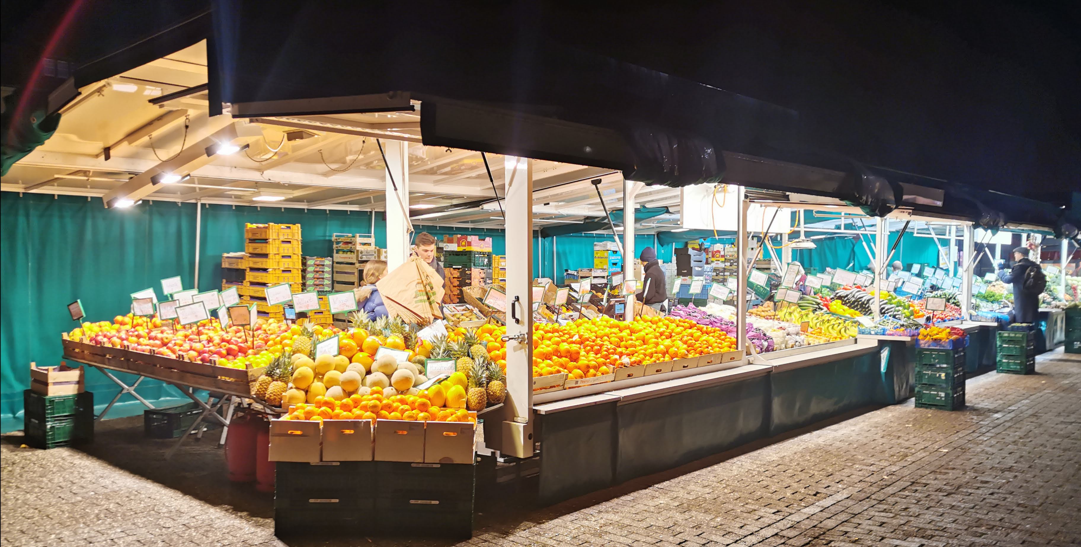 Der Marktstand heute