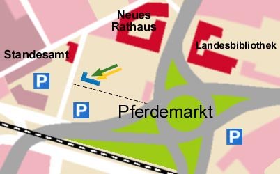 Standort auf dem Pferdemarkt